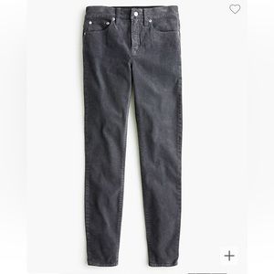J. Crew 9" high-rise toothpick jean, Coal Grey, 26T